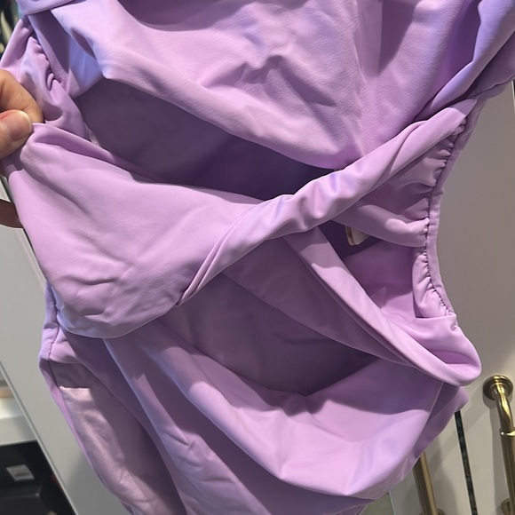 NWT lilac swimsuit - Picture 2 of 3